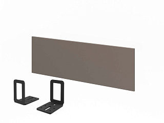 Lemo L-068-1 Экран настольный ЛДСП 1200х18х400 Трюфель