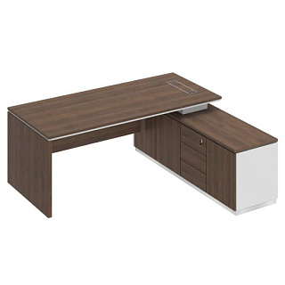 City СИ 108 ДГ БП ДГ Стол руководителя (опора ДСП) опорная тумба (200x180x75)