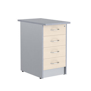 Imago ТП-4.2А Тумба приставная 412х720х753 Клен/Металлик