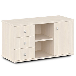 Vasanta V-293 Тумба приставная греденция раздвижная дверь 1200*524*657 Дуб Кобург