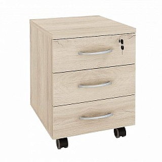 64.47 Тумба 3 ящика с замком 400*450*520 Дуб "Кронберг"