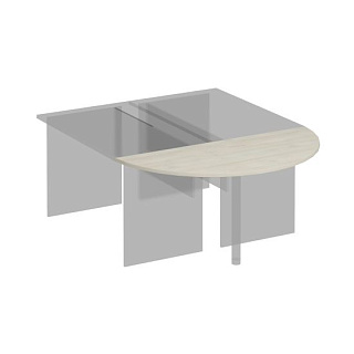 Комфорт К.208 ДШ Приставка к столу без опоры (150x70x2.5)