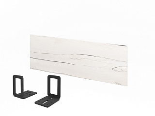 Lemo L-058-1 Экран настольный ЛДСП 1200х18х400 Таксония айвори