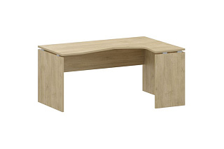 Аргентум НТ-060 ПР Стол эргономичный правый 1600х1100х750 Баттл рок