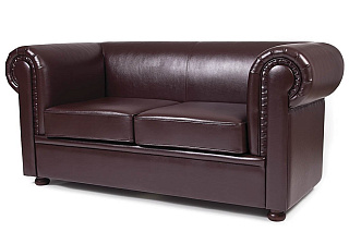 CHAIRMAN ЧЕСТЕР ЛАЙТ Диван двухместный 1780х900х800 Экокожа EUROLINE, рогожка TWIST 