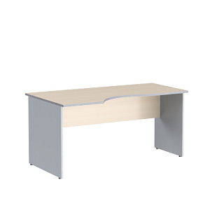 Imago СА-1 (Л/Пр) Стол письменный 1600х900х755 Клен/Металлик
