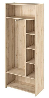 Саньяна N-72 Каркас шкафа для одежды широкого комбинированного 880*440*2176 Дуб Вотан