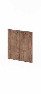 Lemo L-010 Двери низкие комплект 706х18х752 Таксония шоколадная