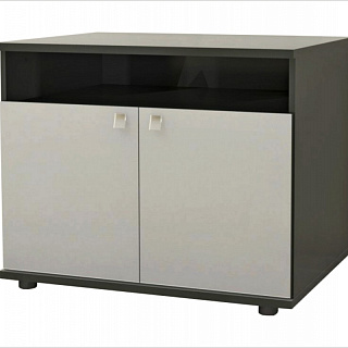 Визит-5 Тумба под  оргтехнику 800*500*650 Серый/Антрацит