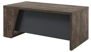 Торстон T-118 л Стол руководителя прямой 1800*900*750 Дуб Бунратти/Антрацит 