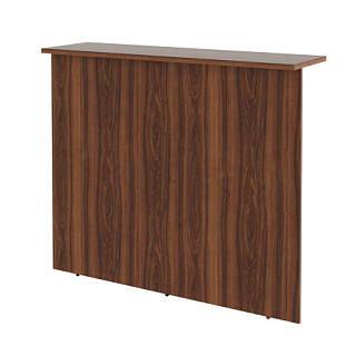 Dex DMS 120 Стойка ресепшен прямая 1200х400х1200 Орех Даллас