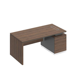 City СИ 109 ДГ АР ДГ Стол руководителя ДСП опора на опорной тумбе (180x90x75)