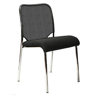 Стул для посетителей Amigo Lux chrome W01/T01 черный