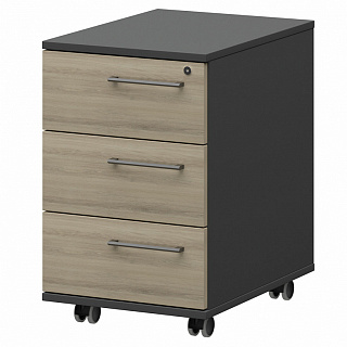 Кортез KZT-61 L/R Тумба мобильная/подвесная 416х568х588/648 Кронберг/Графит