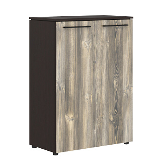 Morris MMC 85.1 Шкаф с глухими средними дверьми 854х423х1188 Дуб Базель/Венге Магия