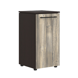 Morris MLC 42.1 Шкаф колонка с глухой малой дверью 429х423х821 Дуб Базель/Венге Магия