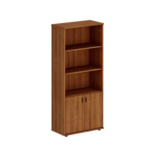 Престиж Исп.46 Шкаф полузакрытый высокий (89x46x203) Темный орех