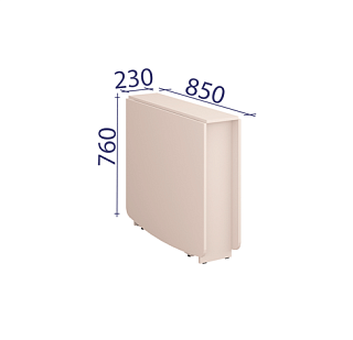 Колибри-14 Стол-книжка 230х850х760/1650х850х760 Кашемир