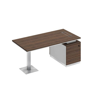 City СИ 103 ДГ БП ДГ Стол руководителя на опорной тумбе (180x90x75)