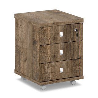 Vasanta V-94 Тумба подкатная с центральным замком 454х504х608 Дуб Самдал