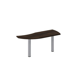 Борн В 300-003 Брифинг-приставка на 2 металлических опорах (165x60x75) Дуб ристретто