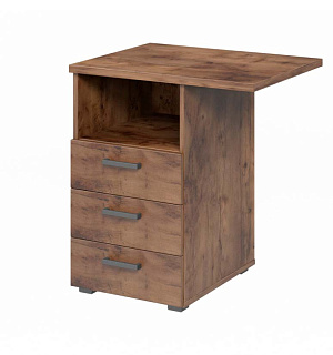 Lemo L-232 Тумба приставная 670х526х750 Таксония шоколадная