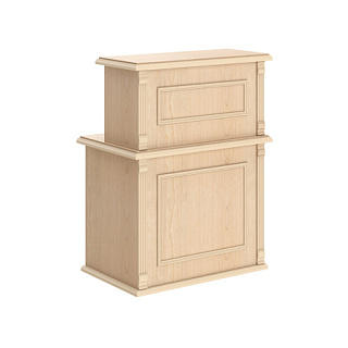 Raut RMS 090 Стойка ресепшен 900х600х1200 Бук Тиара