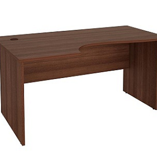 62.22 Стол эргономичный левый 150*90 Орех пегас