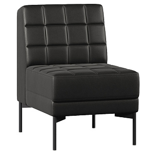 CHAIRMAN ЭЛИФ Секция без подлокотников одноместная 500х800х840 