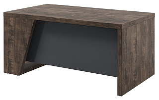 Торстон T-116 л Стол руководителя прямой 1600*900*750 Дуб Бунратти/Антрацит 