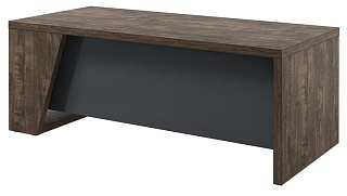 Торстон T-120 л Стол руководителя прямой 2000*900*750 Дуб Бунратти/Антрацит 