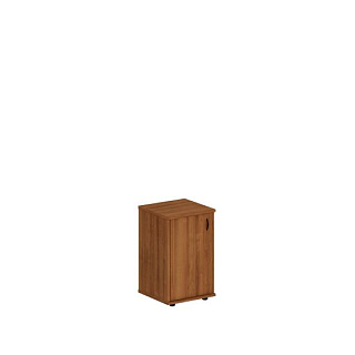 Престиж Исп.02 Шкаф закрытый узкий низкий (47x46x75) Темный орех