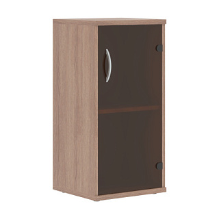 Imago СУ-3.2 Л/Пр Шкаф колонка со стеклянной дверью 406х365х823 Ясень шимо