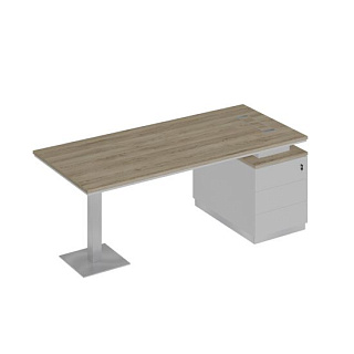 City СИ 104 ДС БП БП Стол на опорной тумбе для руководителя (200x90x75)