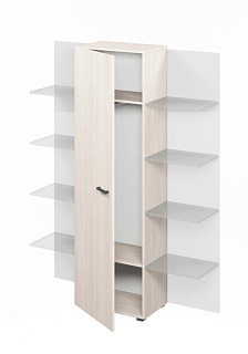 Lemo L-622 Шкаф для одежды дополнительный 570х374х1916 Сосна Скандинавия