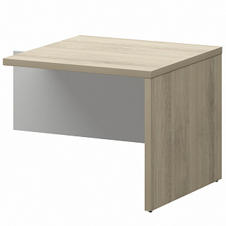 Кортез КZВ-09 Бриф-приставка 900х900х750 Кронберг/Белый