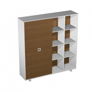 ВТ 363 БН Шкаф-купе комбин. высокий 176*44*189 орех ногаро/белый премиум