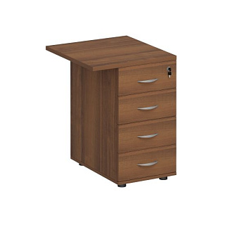 Комфорт К.307 ОФ Брифинг-приставка с тумбой 4-ящичной с замком (57x60x75)