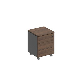 City СИ 213 ДГ АР ДГ Тумба выкатная 3-ящичная с замком (52x50x65)
