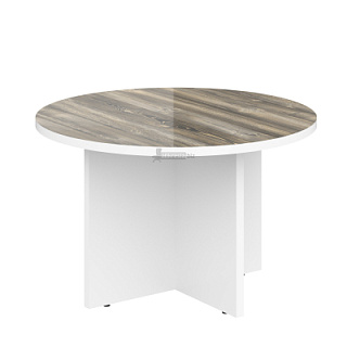 Morris MCT 120 Стол для заседаний D1200х750 Дуб Базель/Белый