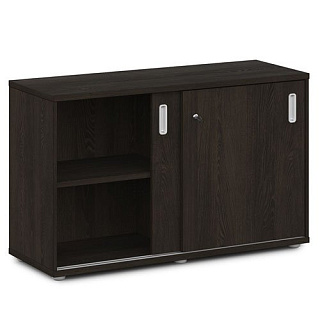 Vasanta V-68 Шкаф-купе низкий с замком и 4 полками 1200*440*750 Дуб Кентербери