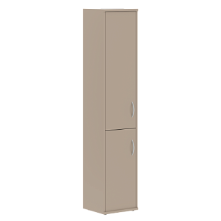 Imago СУ-1.3 Л/Пр Шкаф колонка с глухой средней и малой дверьми 406х365х1975 Мокачино