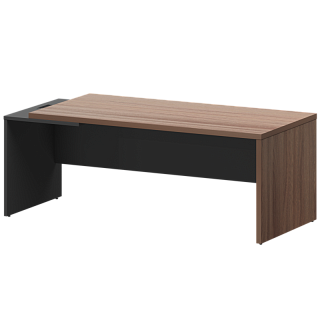 КОРТЕЗ КZ-20 L/R Стол руководителя лев/пр 2000х900х750 Шимо темный/Графит