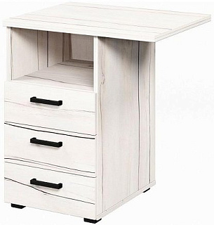 Lemo L-232 Тумба приставная 670х526х750 Таксония айвори