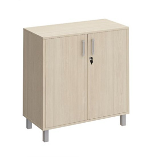 Борн В 410-821-1 Шкаф для документов две глухие двери с замком (90x45x94) Дуб шамони