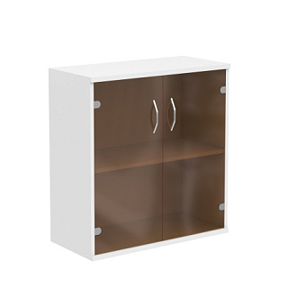 Imago СТ-3.2 Шкаф со стеклянными дверьми 770х365х823 Белый