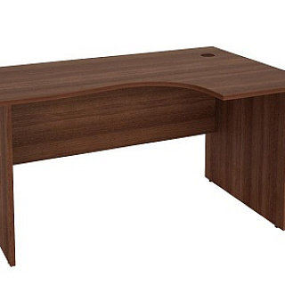 62.61 Стол эргономичный правый 135*90*75 Орех пегас