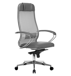 Кресло руководителя SAMURAI Comfort-1.01 Серый