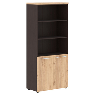 Alto AHC 85.5 Шкаф с 1 комплектом глухих малых дверей и топом 850х456х1969 Дуб Бофорд/Венге Магия