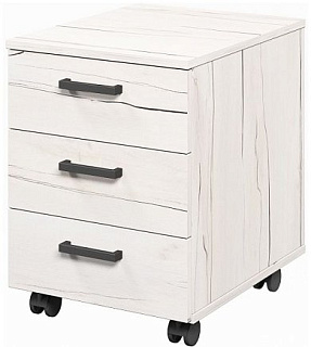 Lemo L-91 Тумба подкатная 420х526х568 Таксония айвори